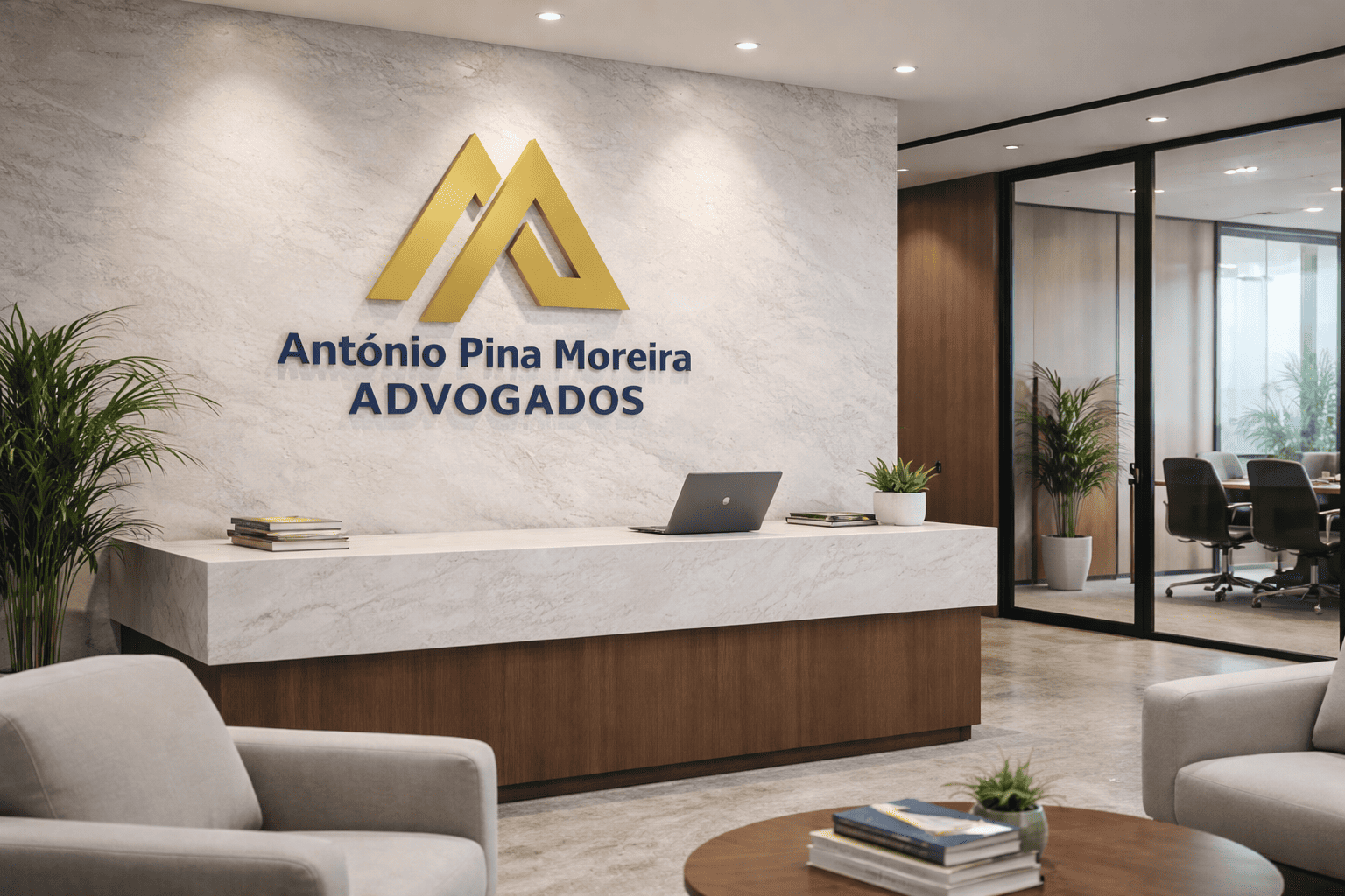 Receção do escritório